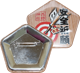 五角形缶バッジのアイテム写真